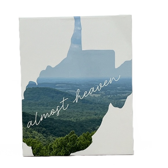 16x20 Almost Heaven WV Original Digital Artwork On Canvas - NEW - Picture 3 of 5